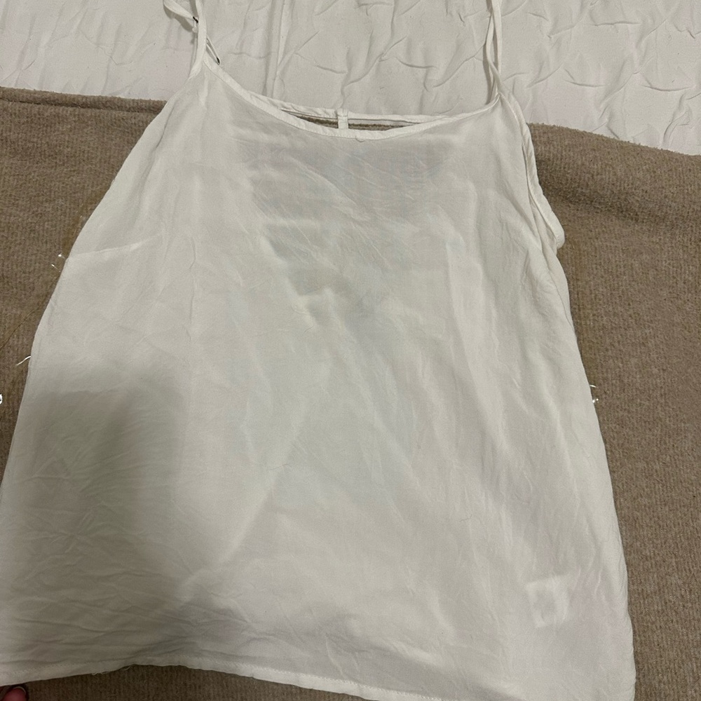 White tank top